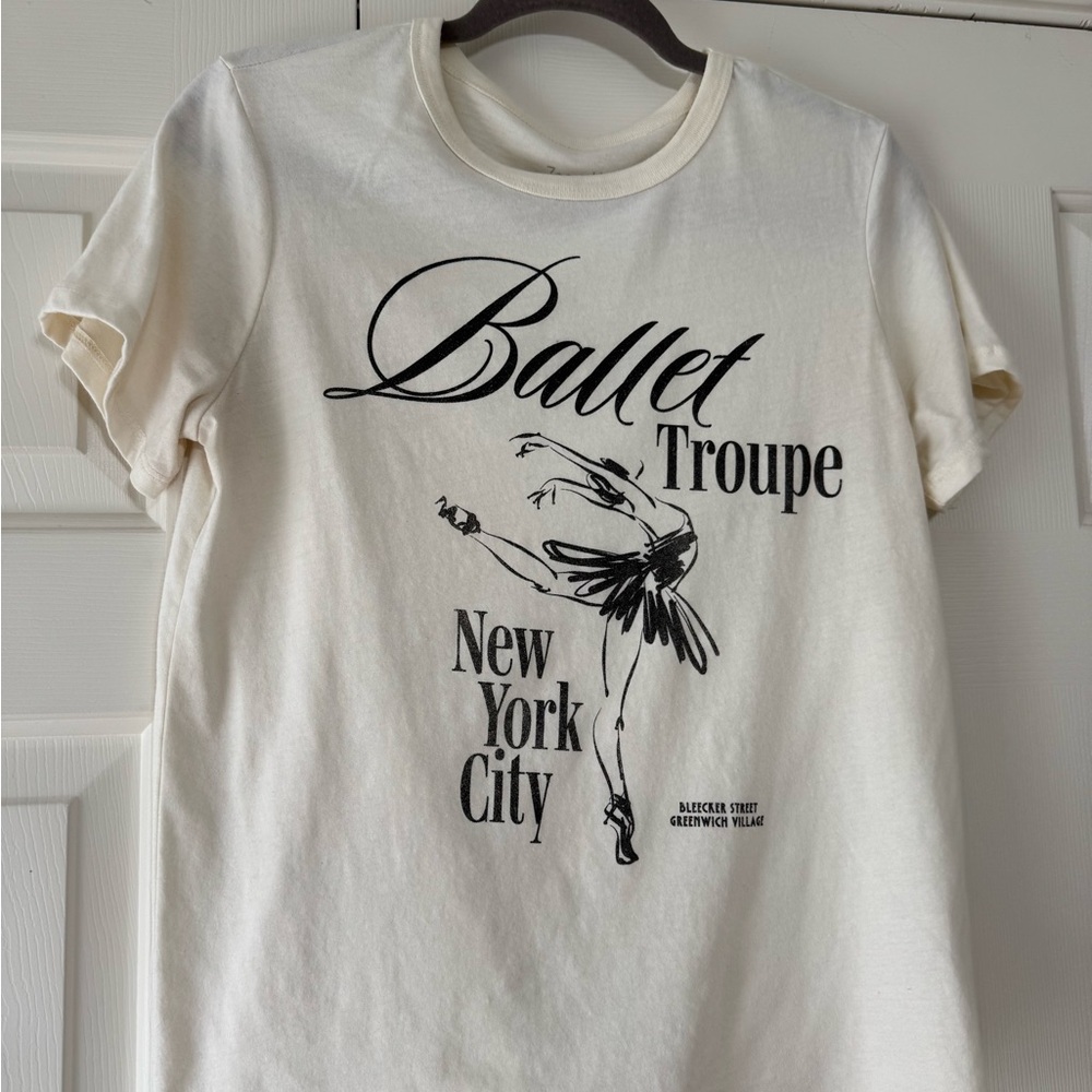 Ballet Troupe Graphic Tee - Cream
